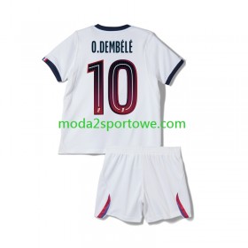 Koszulka Paris Saint-Germain Ousmane Dembele 10 Dziecięcy Wyjazdowe Stroje Piłkarskie 2026/27 Krótki Rękaw